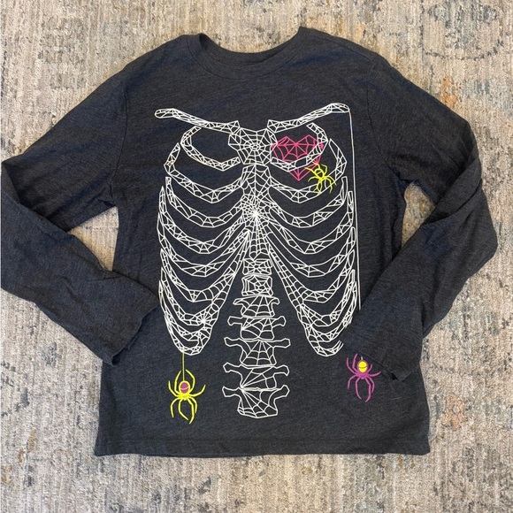 Cat & Jack Other - Kids Skeleton Graphic Long Sleeve Shirt